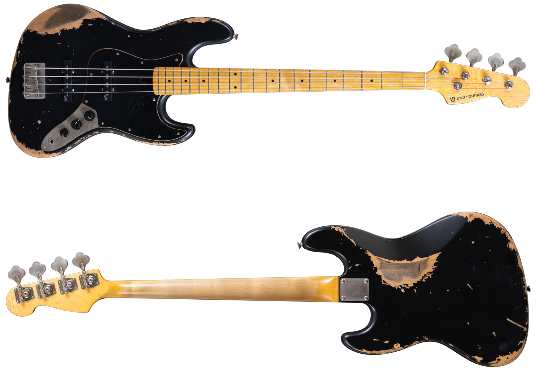 Unity Guitars Jazz Bass Vintage Black